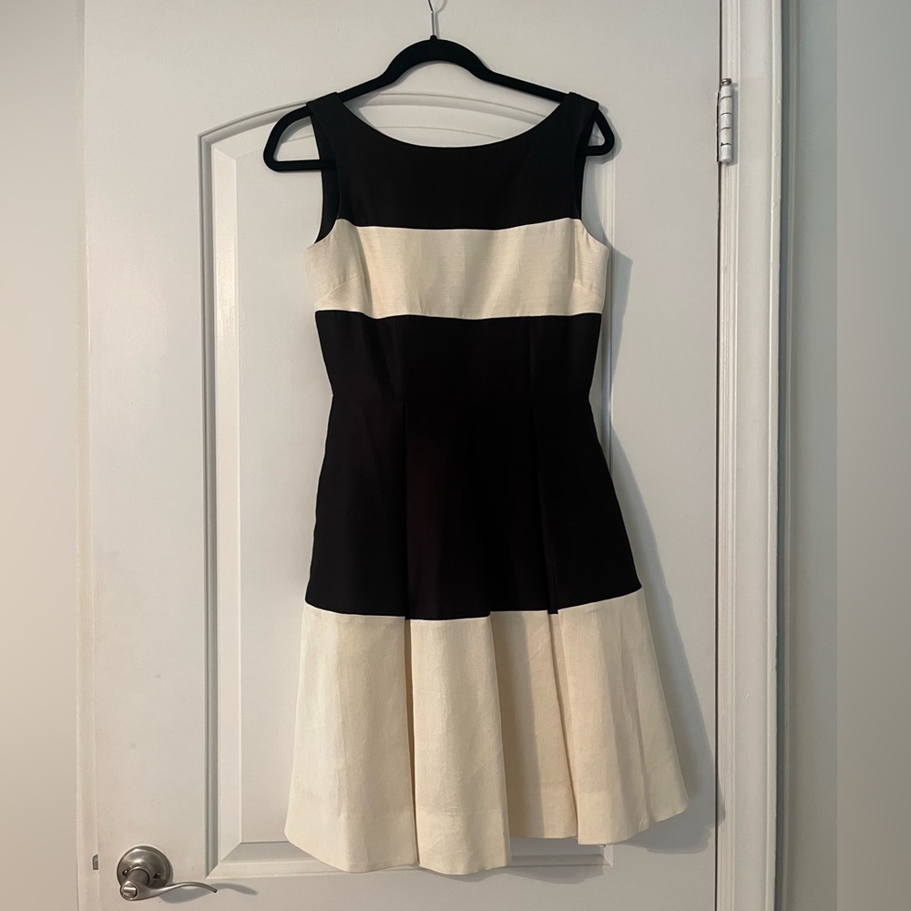 kate spade black and white dress size 2